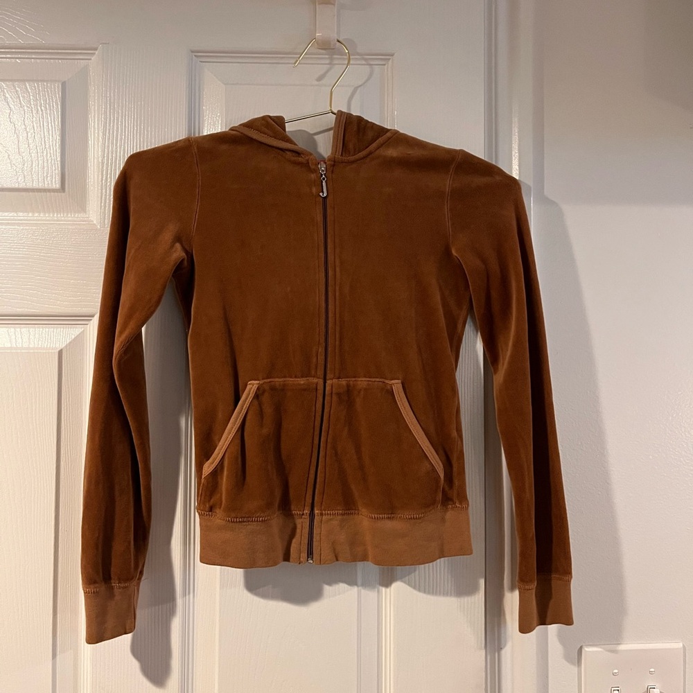 Vintage Velour Juicy Zip-Up